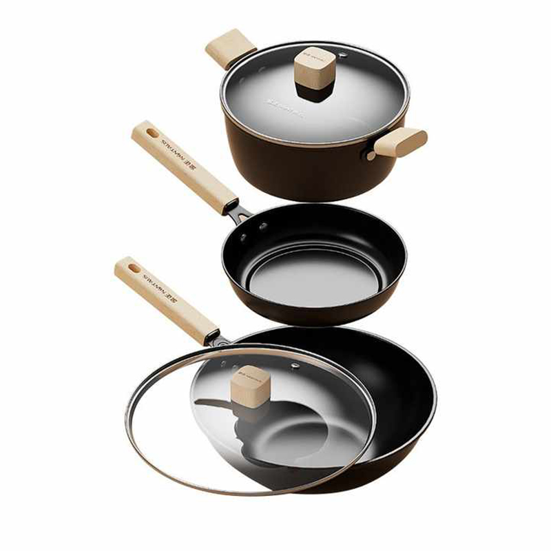 Juego de utensilios de cocina antiadherentes de 3 piezas