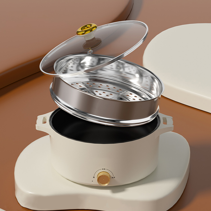 Olla múltiple eléctrica para el hogar con vaporizador
